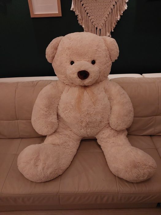 Duuuży pluszowy miś walentynkowy, 140 cm