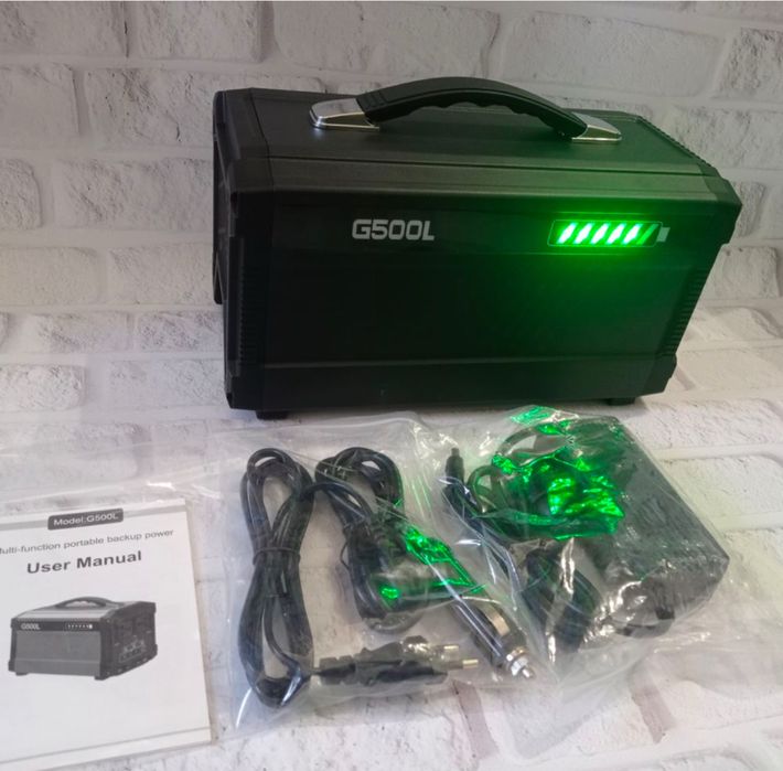 Зарядна станція зовнішній акумулятор G500L 500Вт 144000мАг