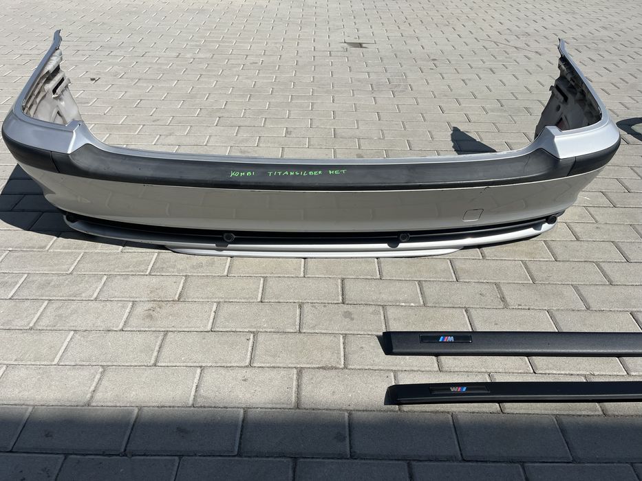 Bmw e46 kombi, tylny zderzak stan bdb pdc