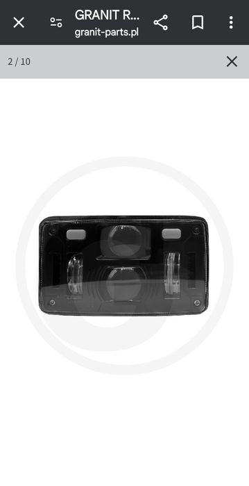 Reflektor przedni Led Ciągnik rolniczy  Manitou JCB