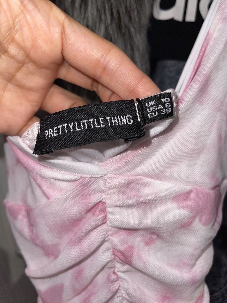 Нежное мини платье plt prettylittlething