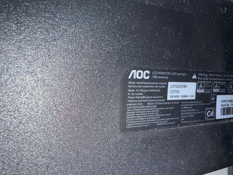 Monitor Gaming AOC 240hz