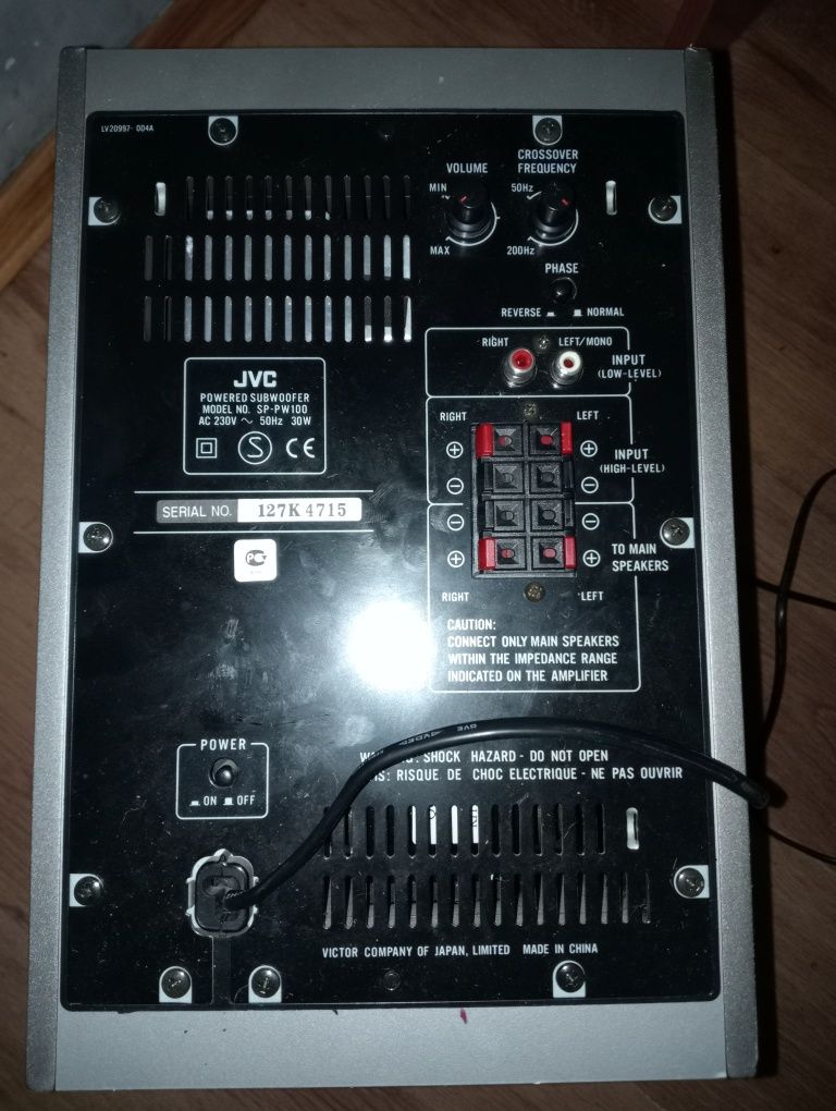 Subufer JVC sprawny