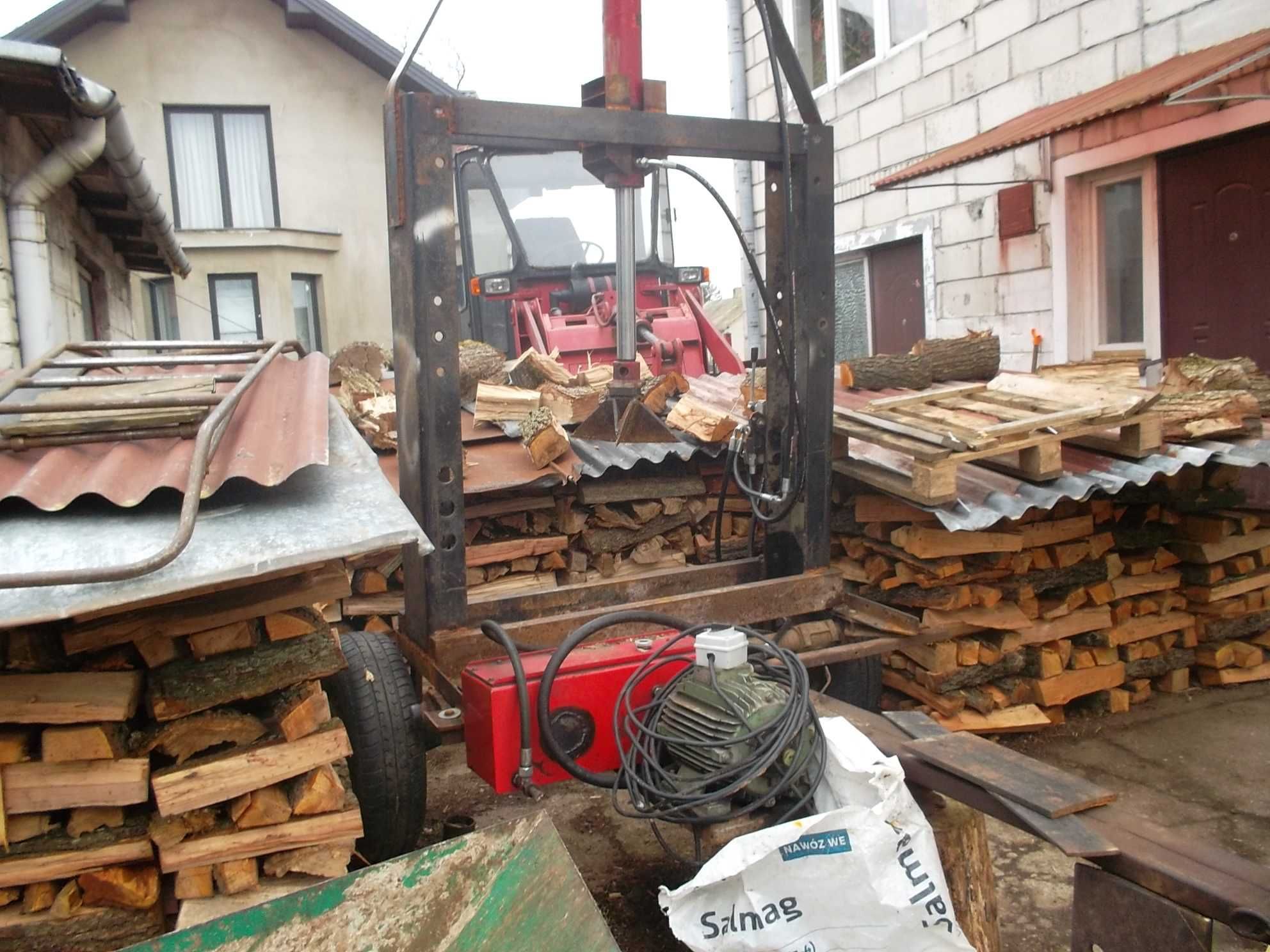 prasa hydrauliczna łuparka do pieńków