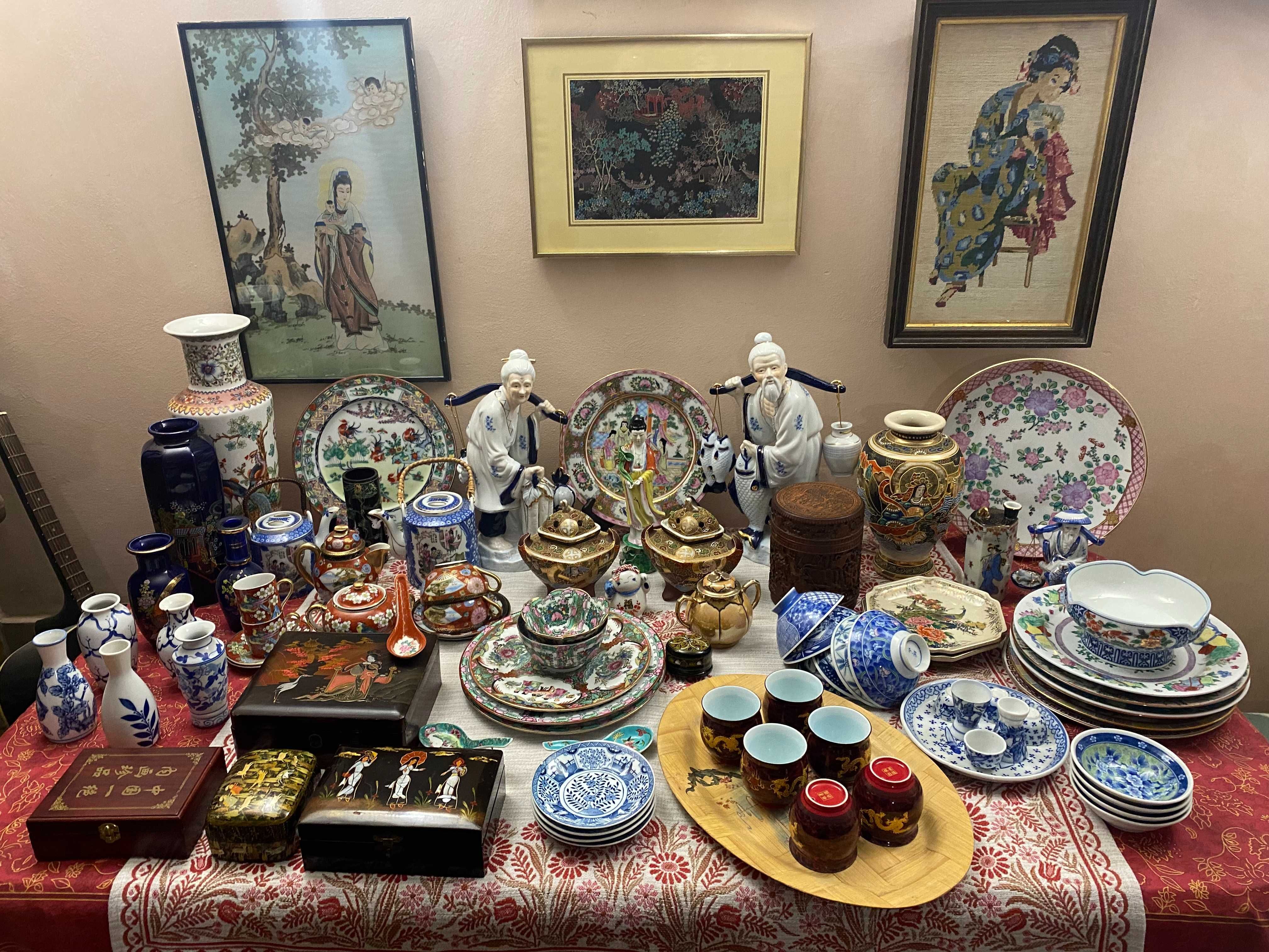 Porcelana ryżowa cukiernica talerzyki miseczki do ramen łyżeczki