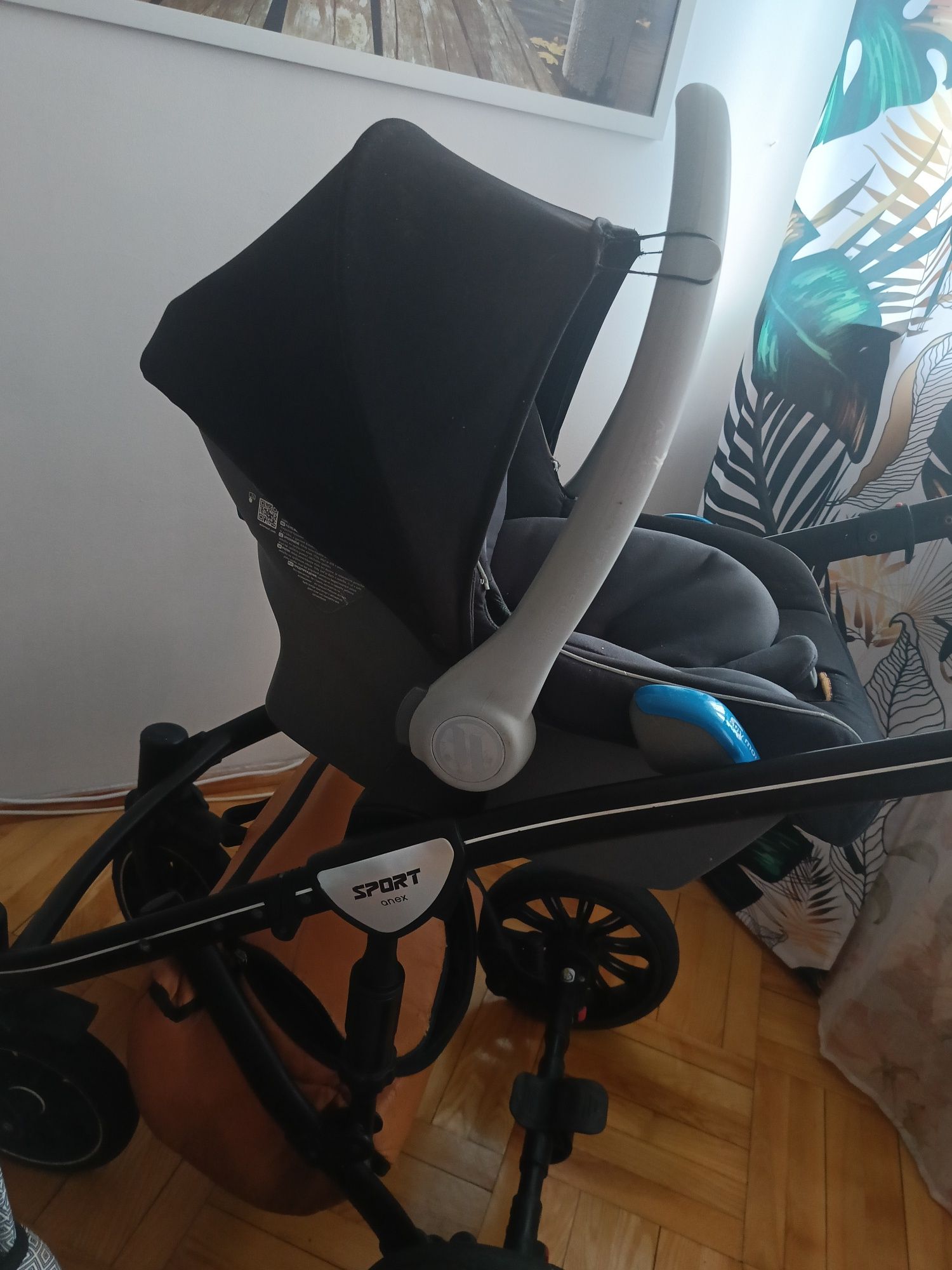 Wózek 3w1 anex sport+ bujak drewniany gratis