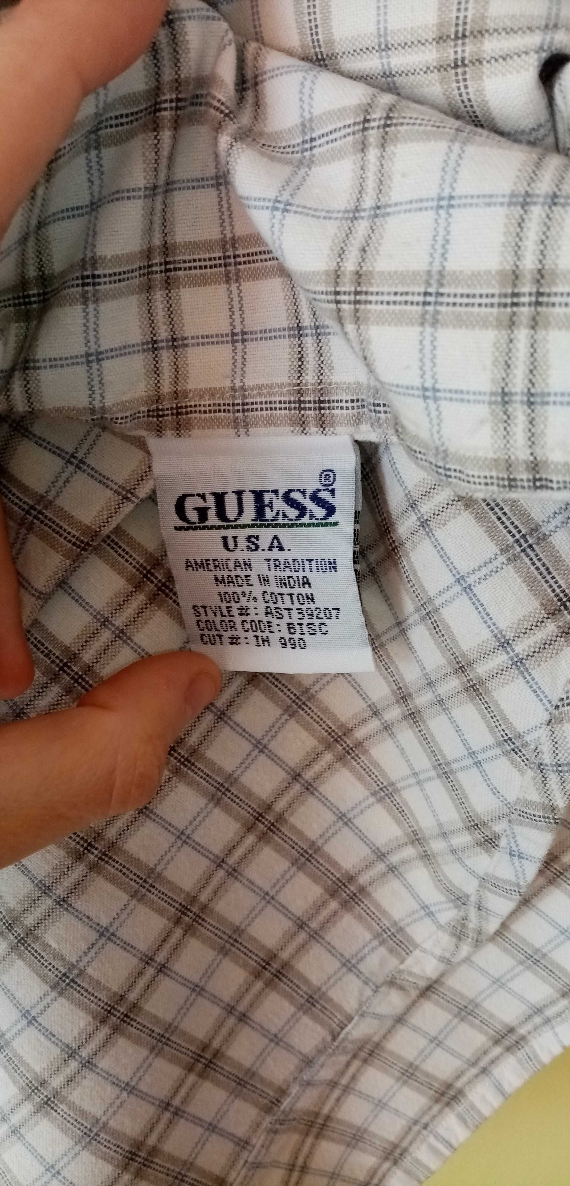 Oryginalna, elegancka koszula męska marki Guess Jeans