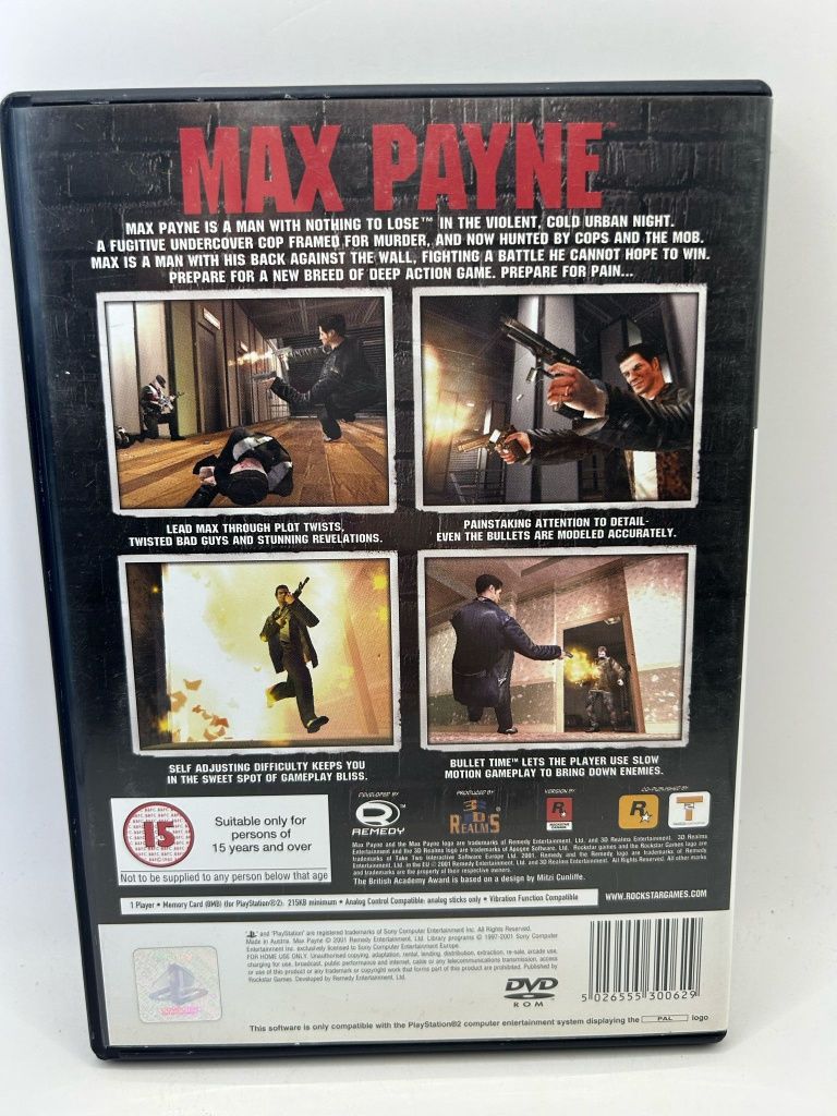 Max Payne 3xA Ps2 nr 6879