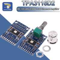 TPA3116D2 2x 50Вт + 1х100Вт Усилитель звуковой D-класса 2.1
Усилитель