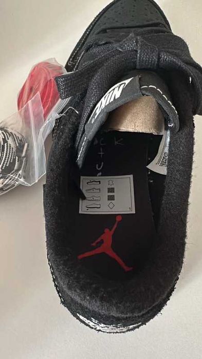 "Buty Trampki" Jordan_1_Retro_Low_OG_SP_Travis_Scott_Black R.44