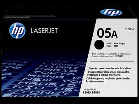 Toner HP LaserJet Original 05A Preto (CE505A)