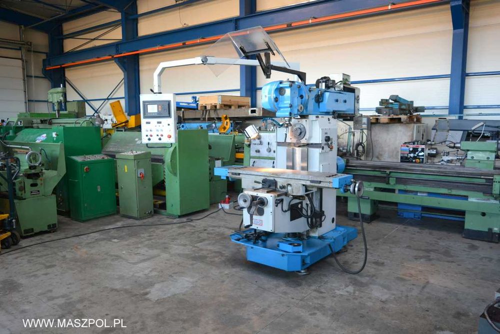 Frezarka uniwersalna FWF - 32JU2 JAFO NÓWKA - ODCZYTY. FALOWNIK - FILM