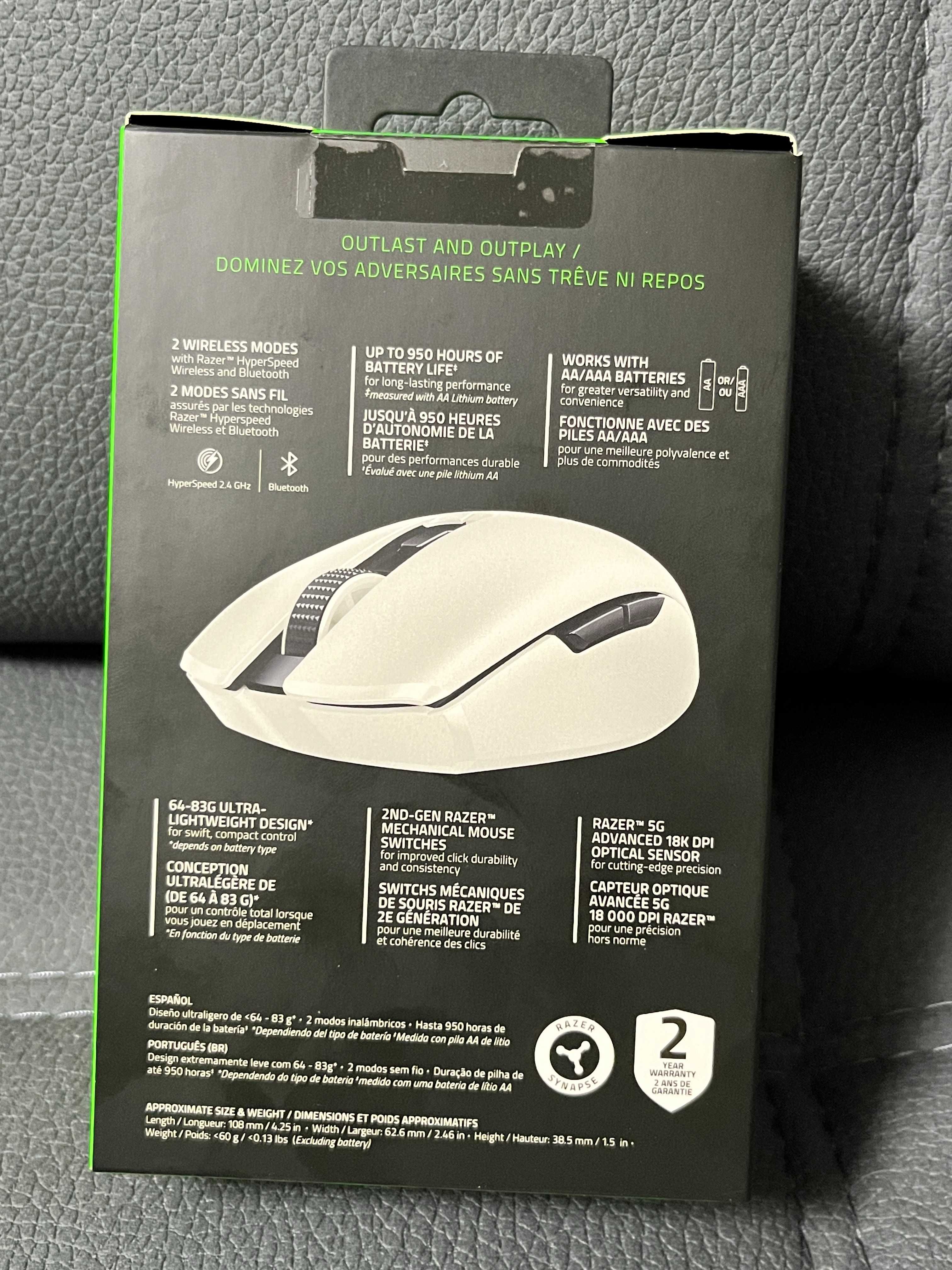 Razer Orochi V2 Wireless  White