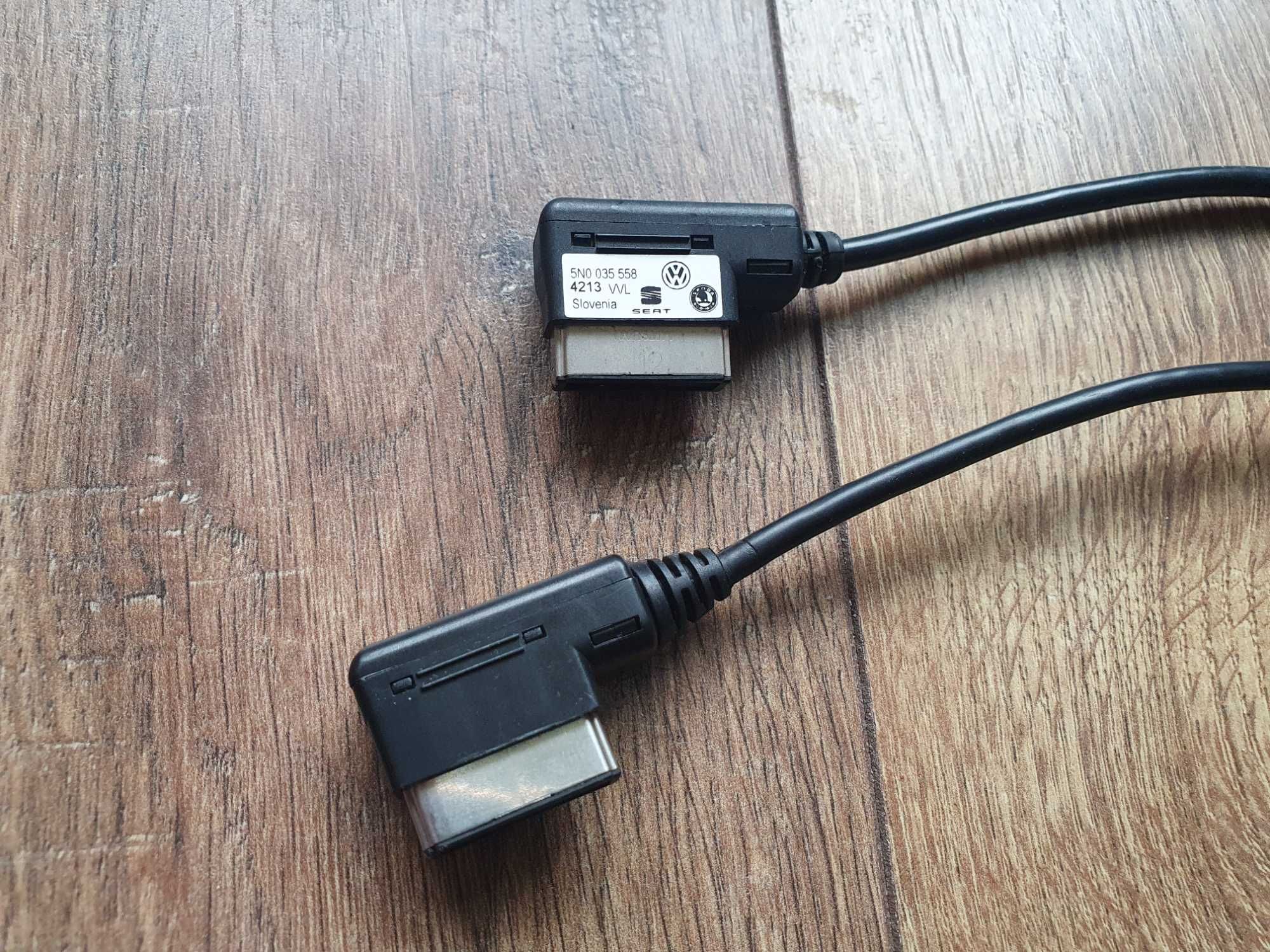 Kabel multimedia USB złącze  VW Audi Seat Skoda