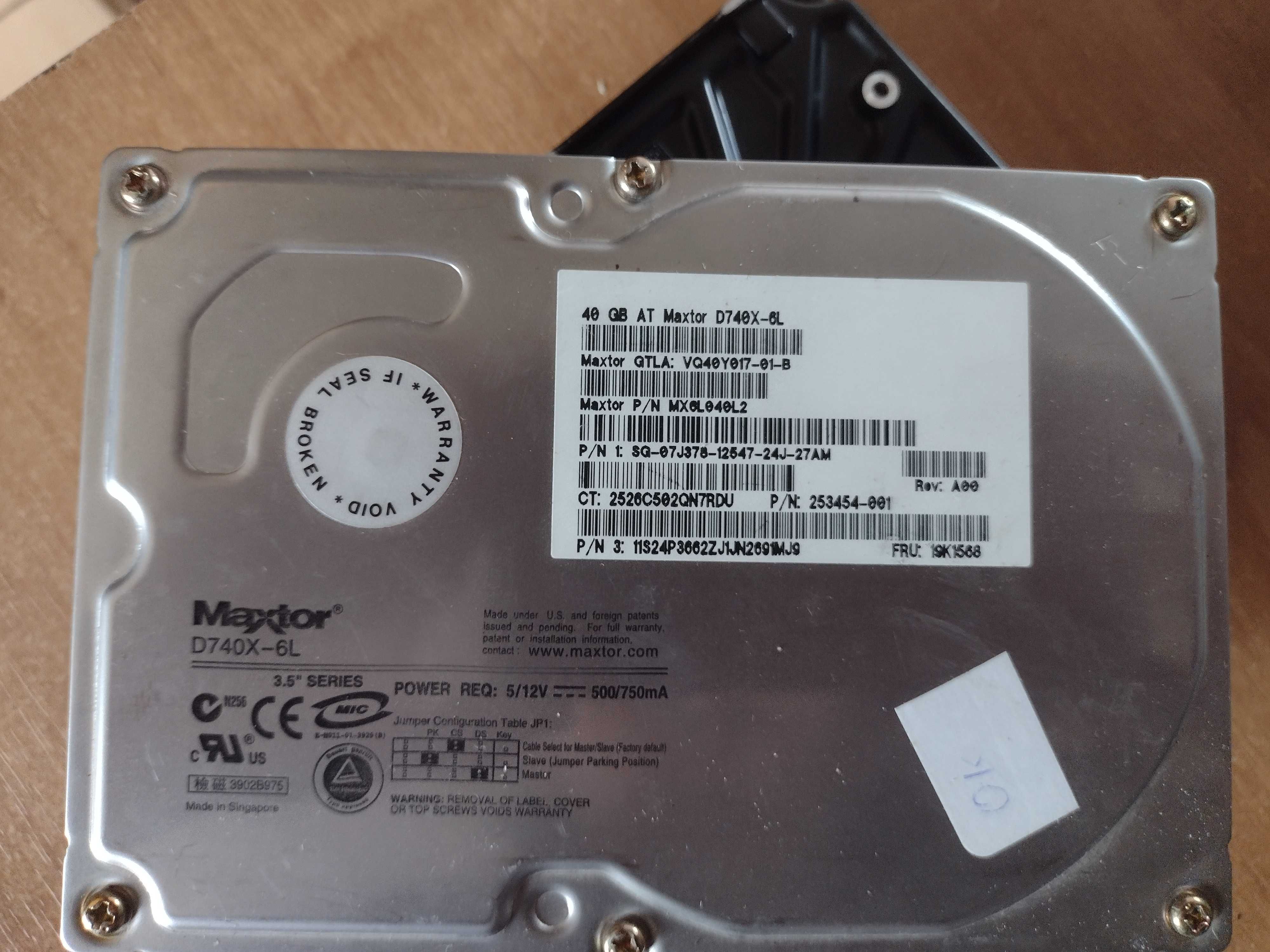 Maxtor D740X-6L 40 GB