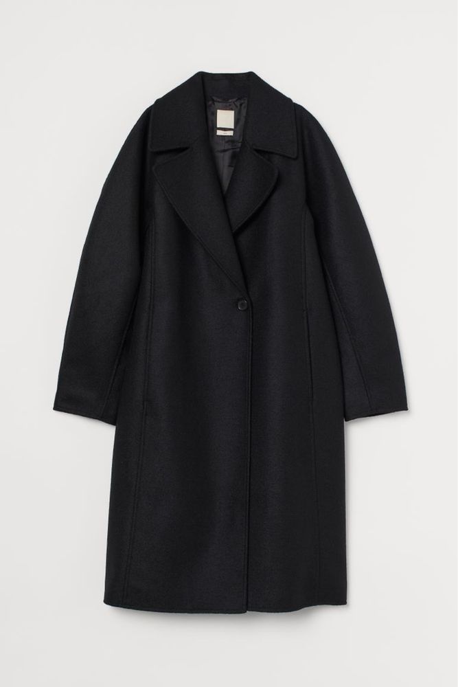 Новое пальто H&M из 100% шерсти