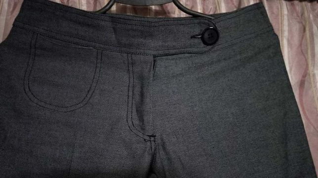 Штани брюки кльош, р. M, колір сірий-індіго