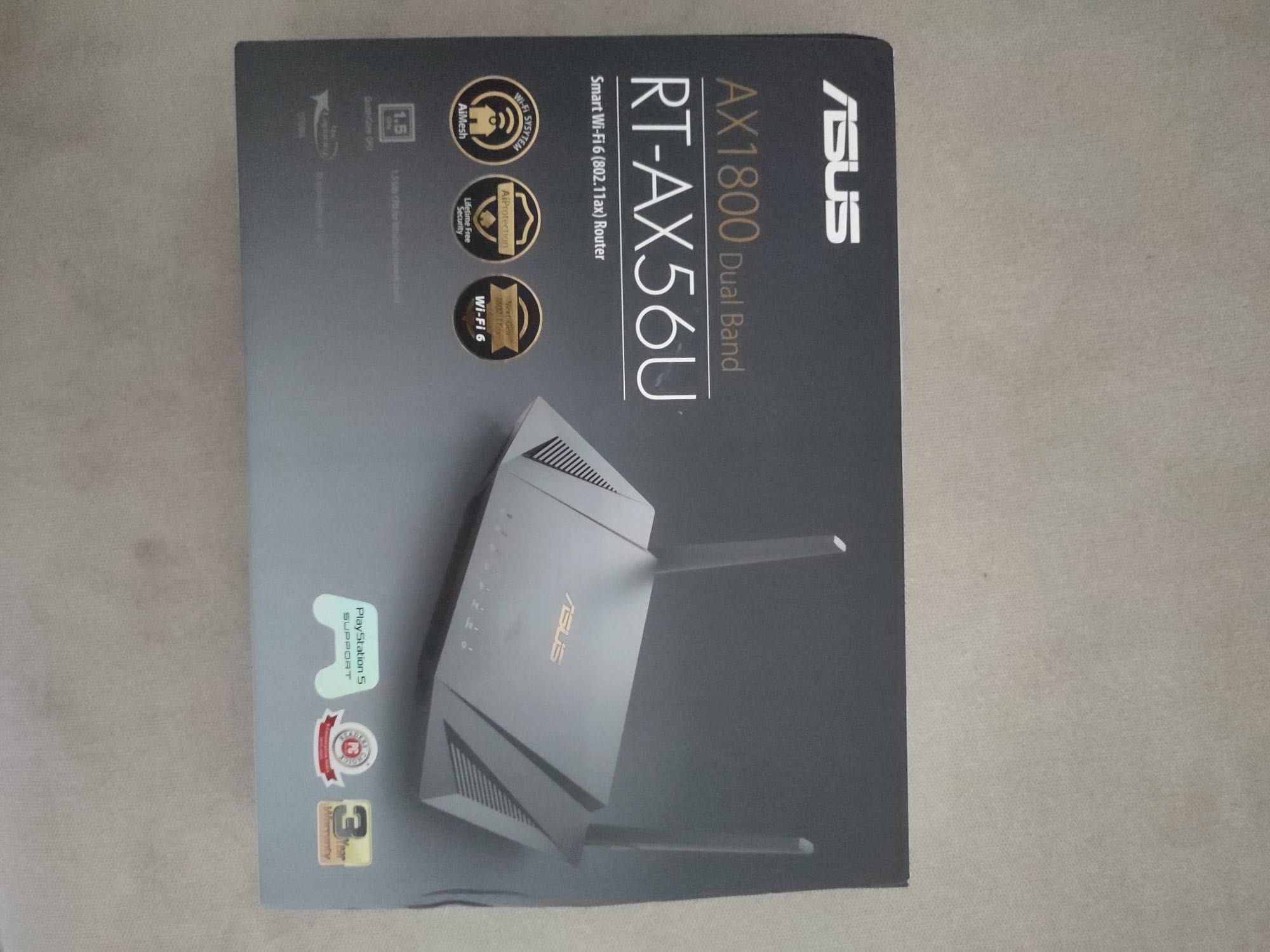 Vendo Router Asus RT-AX56U Wireless-AX1800 Dual-Band