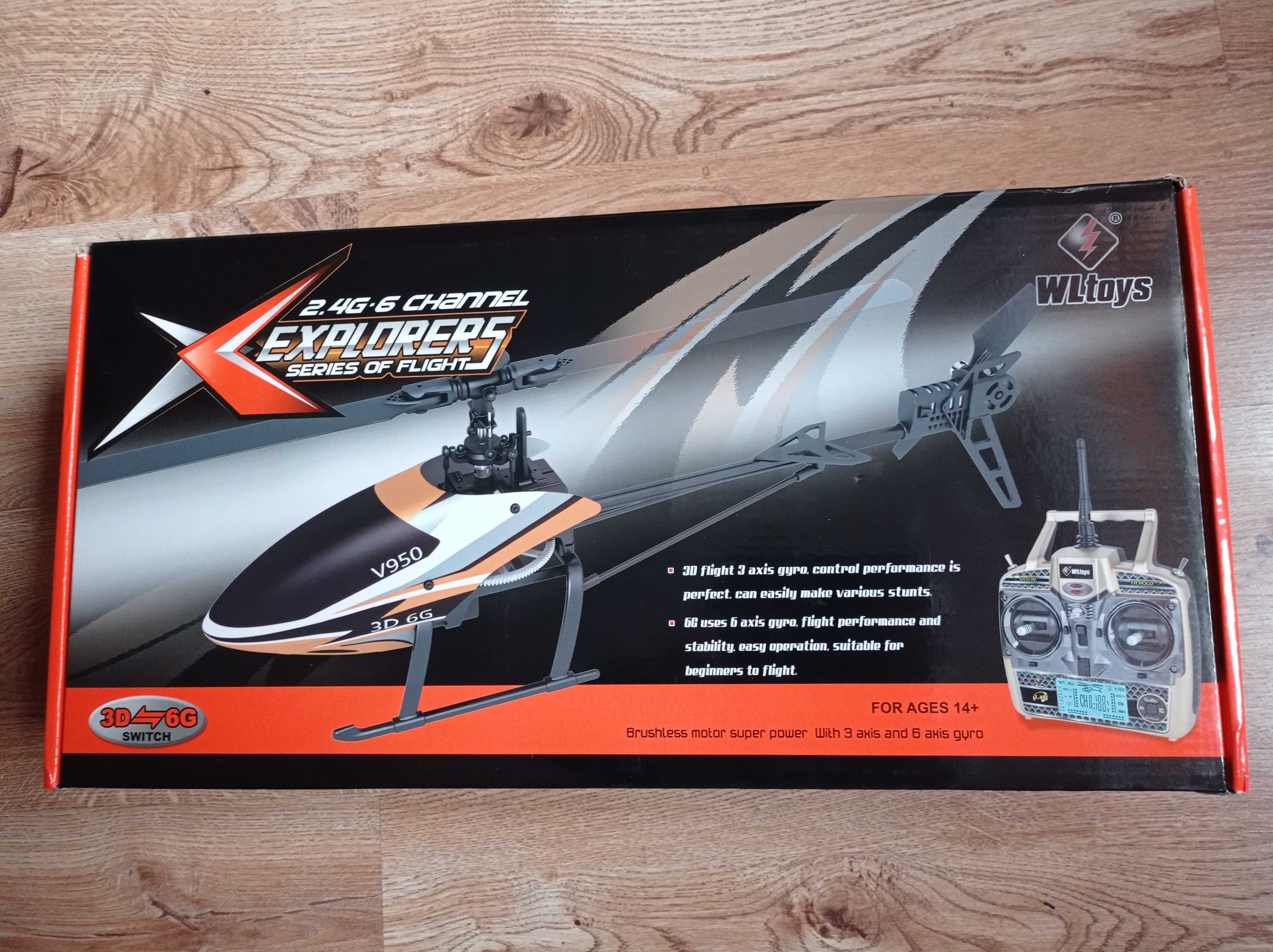Helikopter RC śmigłowiec WLtoys V950