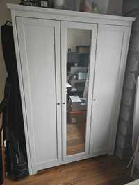 Szafa Ikea 3-drzwiowa z lustrem [REZERWACJA DO 19.04]