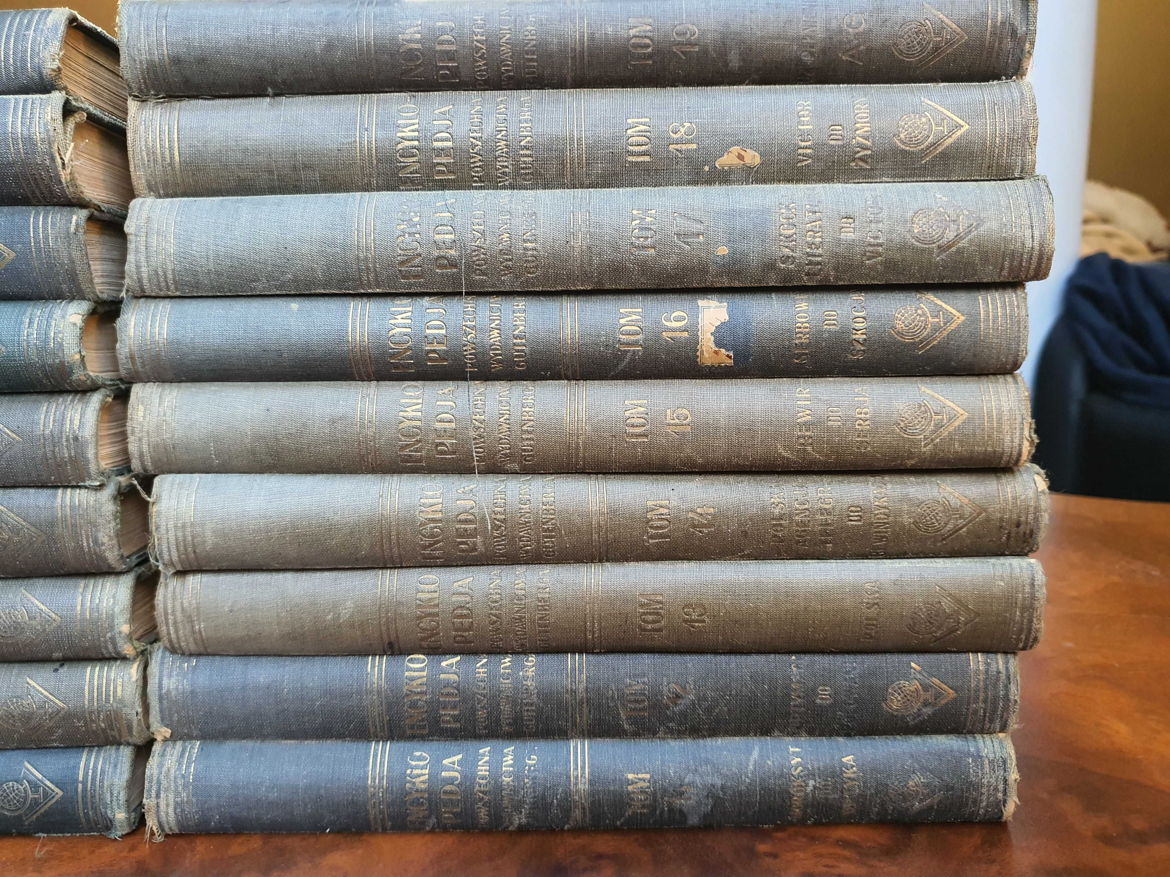 Encyklopedia Gutenberga oryginał z lat 30` 18szt