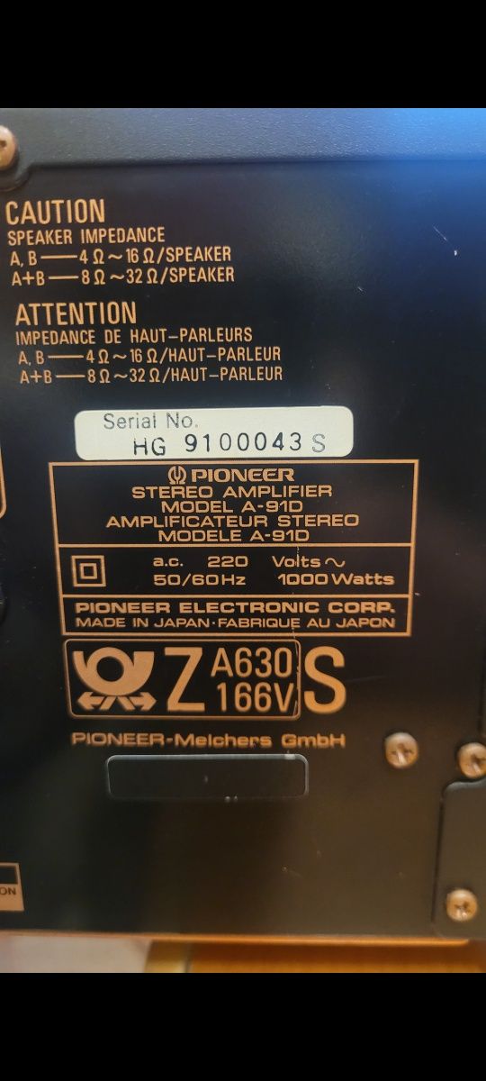 Sprzedam Wzmacniacz pioneer A91D