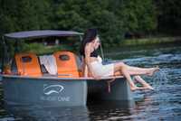 Katamaran elektryczny Chill-Boat Cane rower wodny łódź