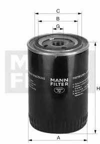 Масляный фильтр MANN-FILTER W 940/69