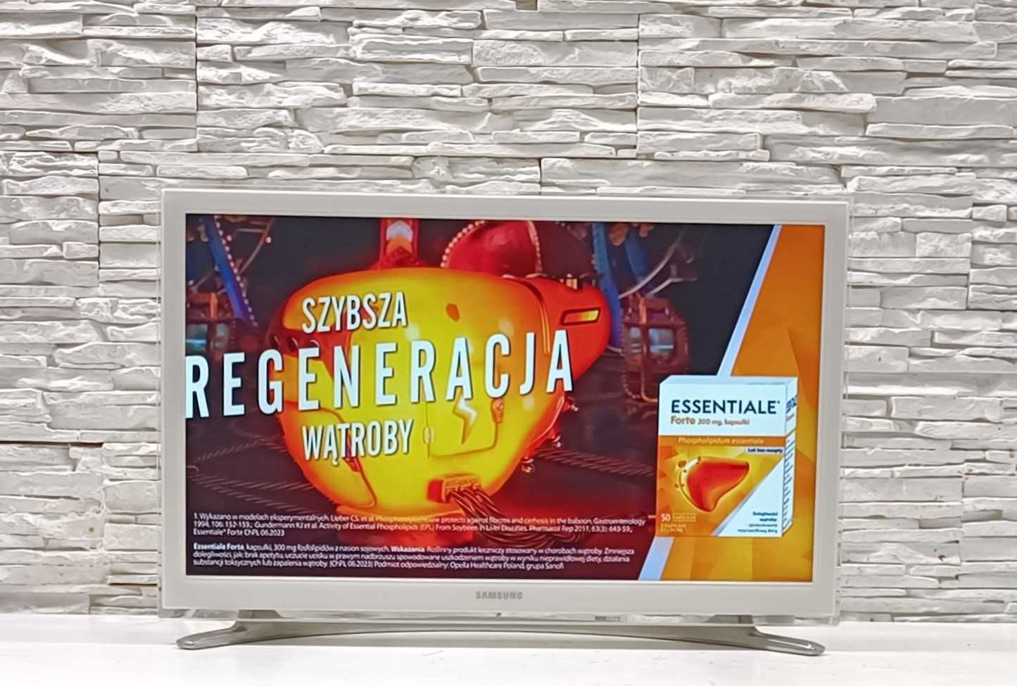 22 Cali Telewizor SAMSUNG BIAŁY LED FULL HD SMART TV + Hdmi + Upominek