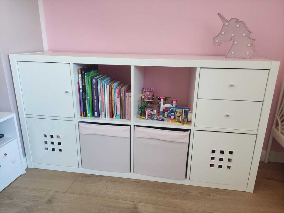 Regał kallax z wypełnieniem 2 sztuki!