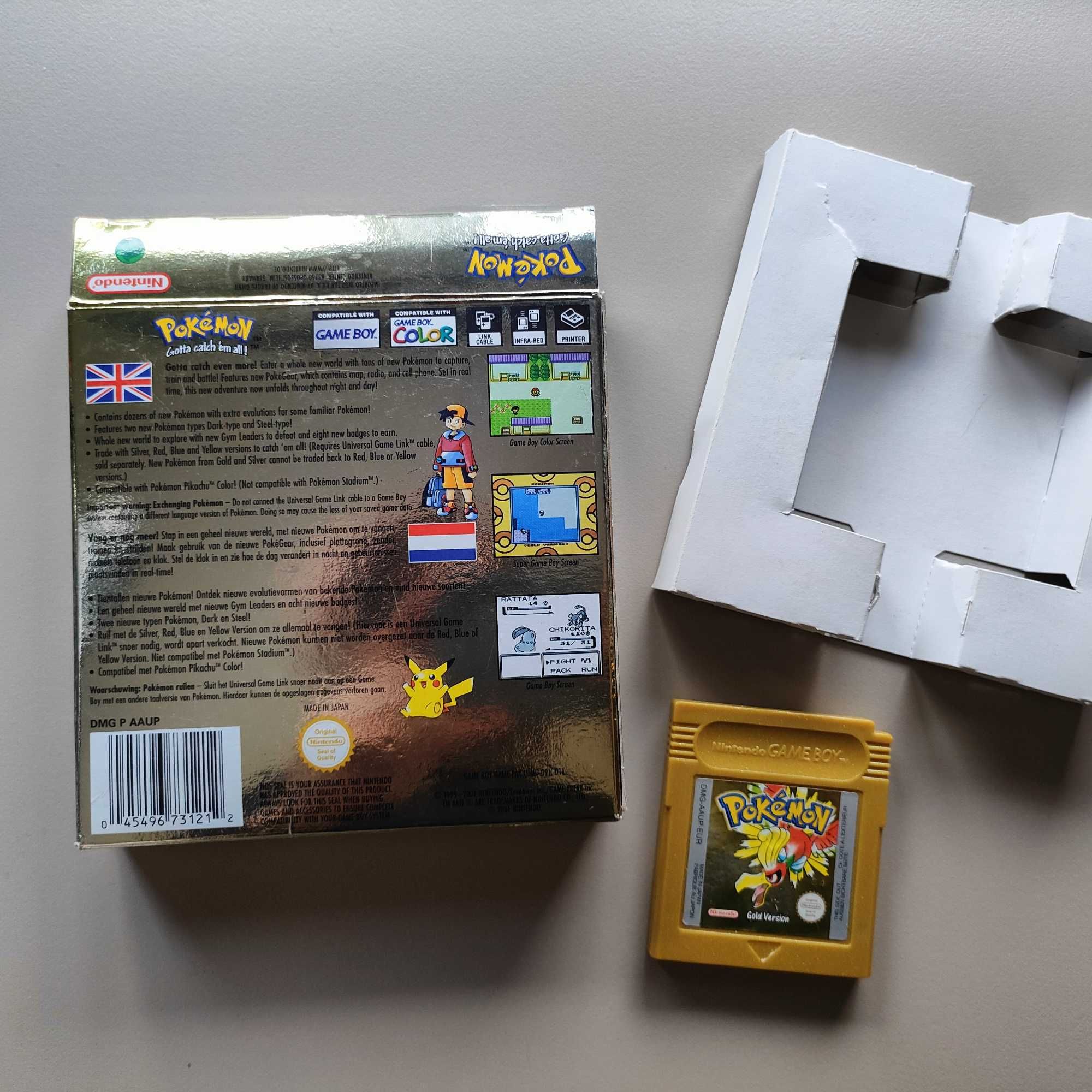 Pokemon Gold Gameboy oryginał