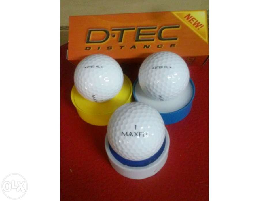 Bolas de golfe para coleccionadores com diversa publicidade.