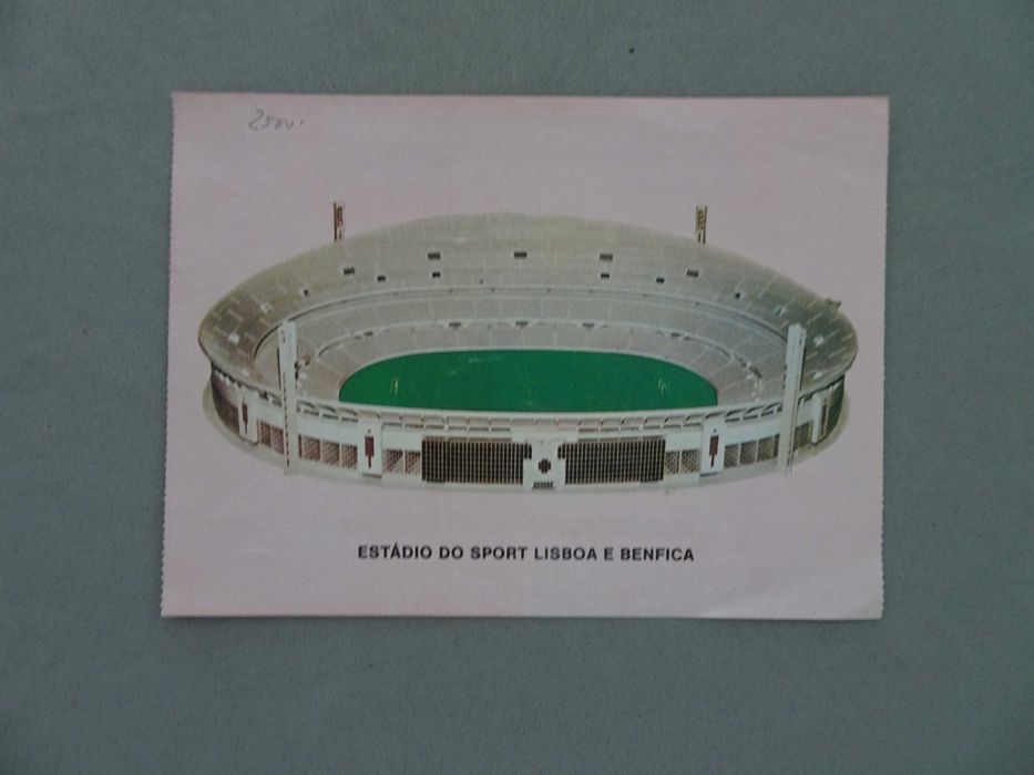 Bilhete de futebol Benfica Dukla Praga Taça Vencedores Taças 1986