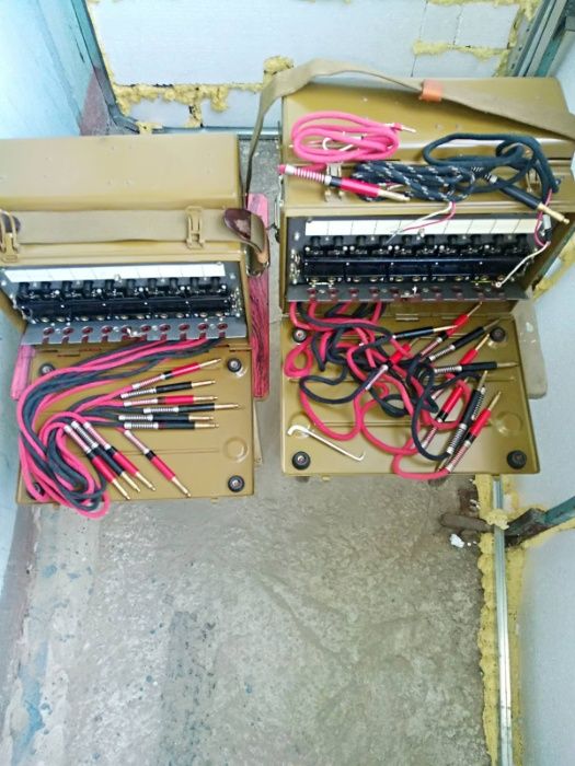 Полевой коммутатор телефонный П-193М щиток кабель ТСКВ 10х2 комплект