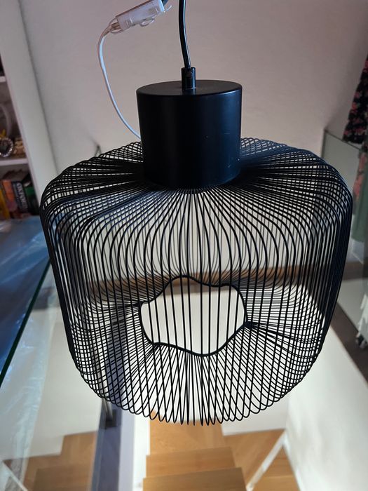 Lustre candeeiro pendente de teto