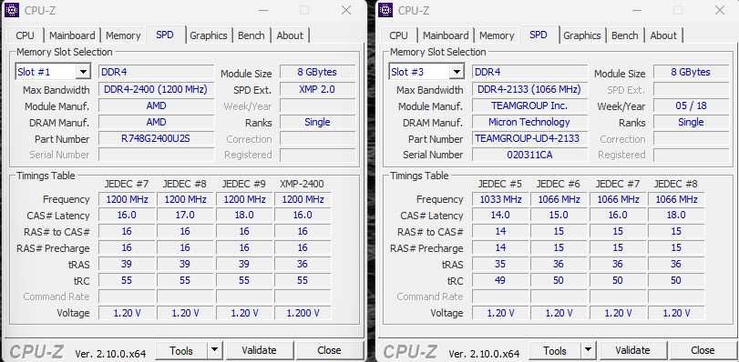 DDR4 16 GB (2*8) цена за 2 штуки
