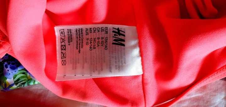 H&M Nowy kostium kąpielowy BAJKOWA DŻUNGLA r.140