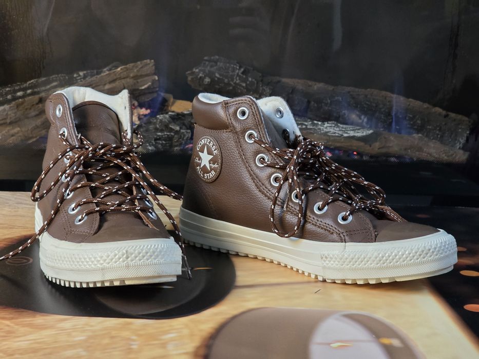 Шкіряні кеди Converse All star Chuck Tailor