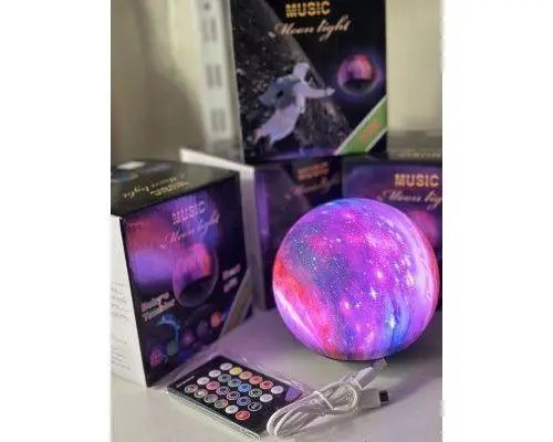 ночник, ночник луна, 3D лампа луна, ночник для детей