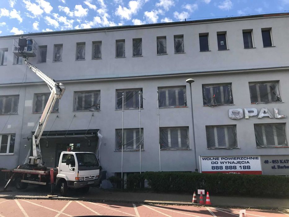 Zwyżka do 40m, wynajem zwyżki, podnośniki koszowe Katowice i Śląsk