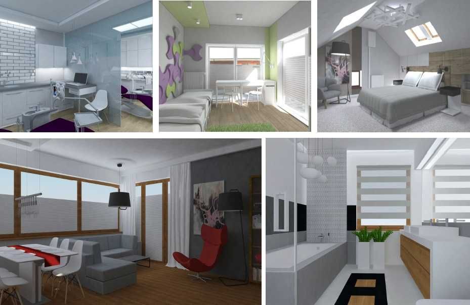 Projektant wnętrz | Architekt wnętrz | Wizualizacje 3D | Aranżacje
