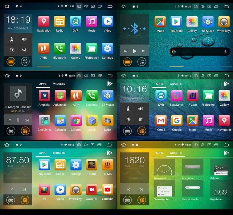 Radio FM RDS DAB+ WiFi DAB+ CarPlay Android MP3 GPS USB SD Ford Focus