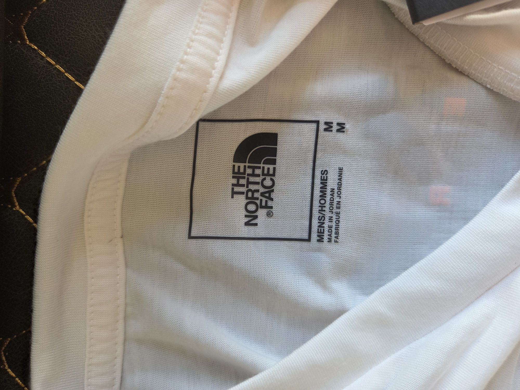 Koszulka the north face biało pomarańczowa rozmiar m
