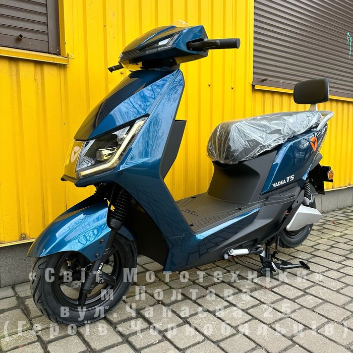 Новий електроскутер Yadea T5 2000W 72V20Ah 2024р.Графеновий АКБ скутер