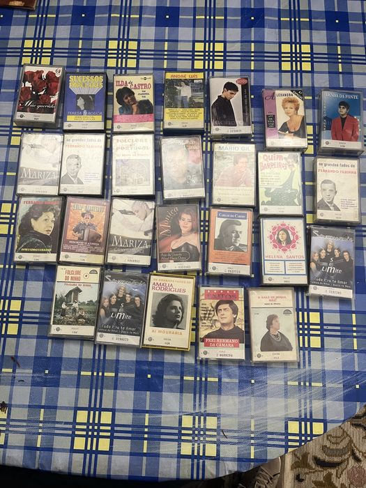 Cassetes de musica potuguesa