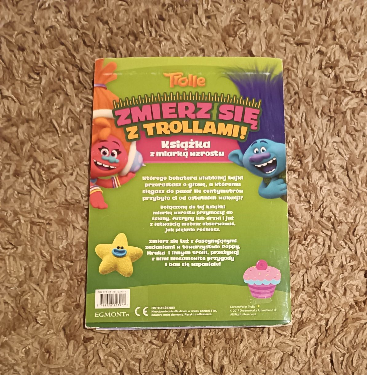 TROLLE książka z zadaniami + miarka wzrostu