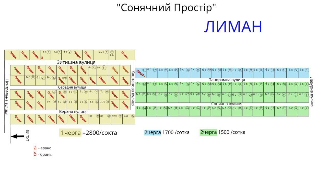 от Собственника. Участки в рассрочку. С. Лиман