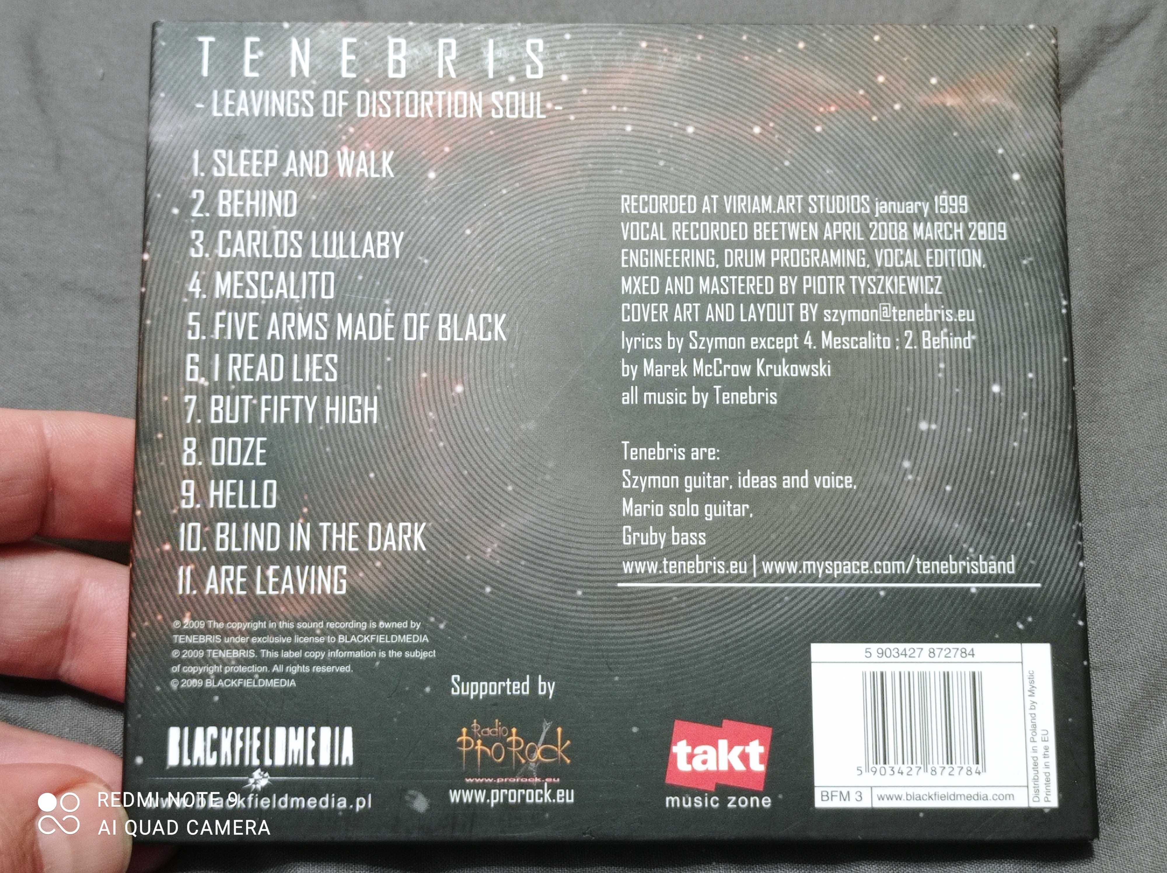 Tenebris - Leavings Of Distortion Soul CD Voivod Sisters of Mercy