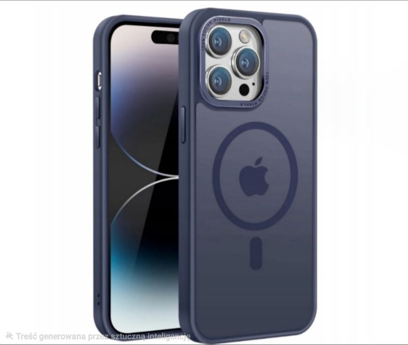Etui dla Iphone 14 Pro Max MagSafe Granatowe