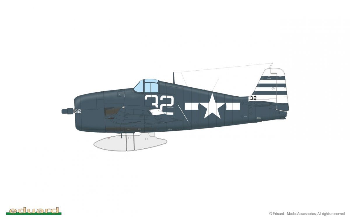 Eduard 8229 F6F-5 Hellcat Late Weekend Edition 1/48 model do sklejania